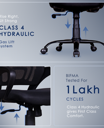 804 Mesh Medium Back Chair