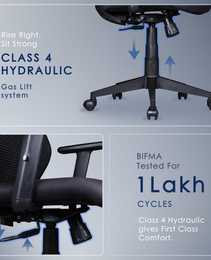 Yaris Medium Back Mesh Chair