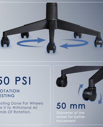 Yaris Medium Back Mesh Chair