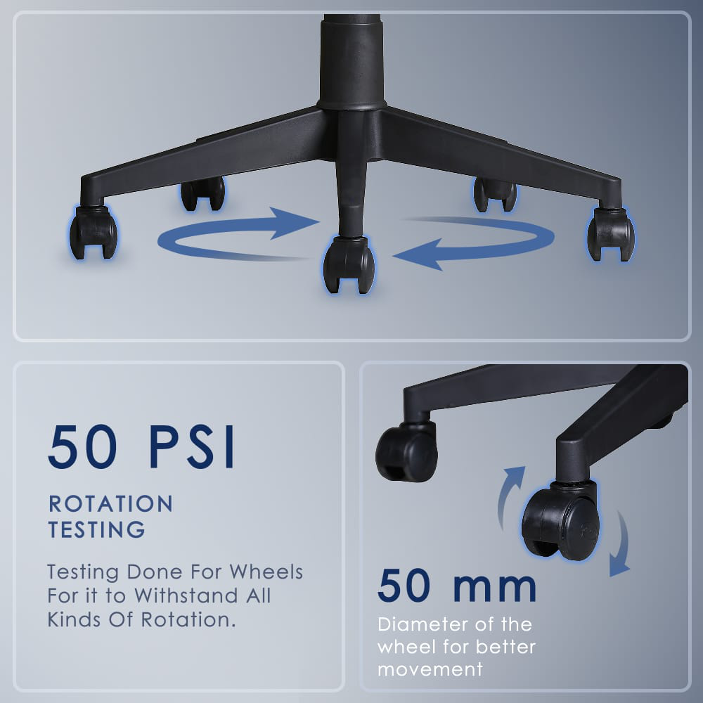 Yaris Medium Back Mesh Chair