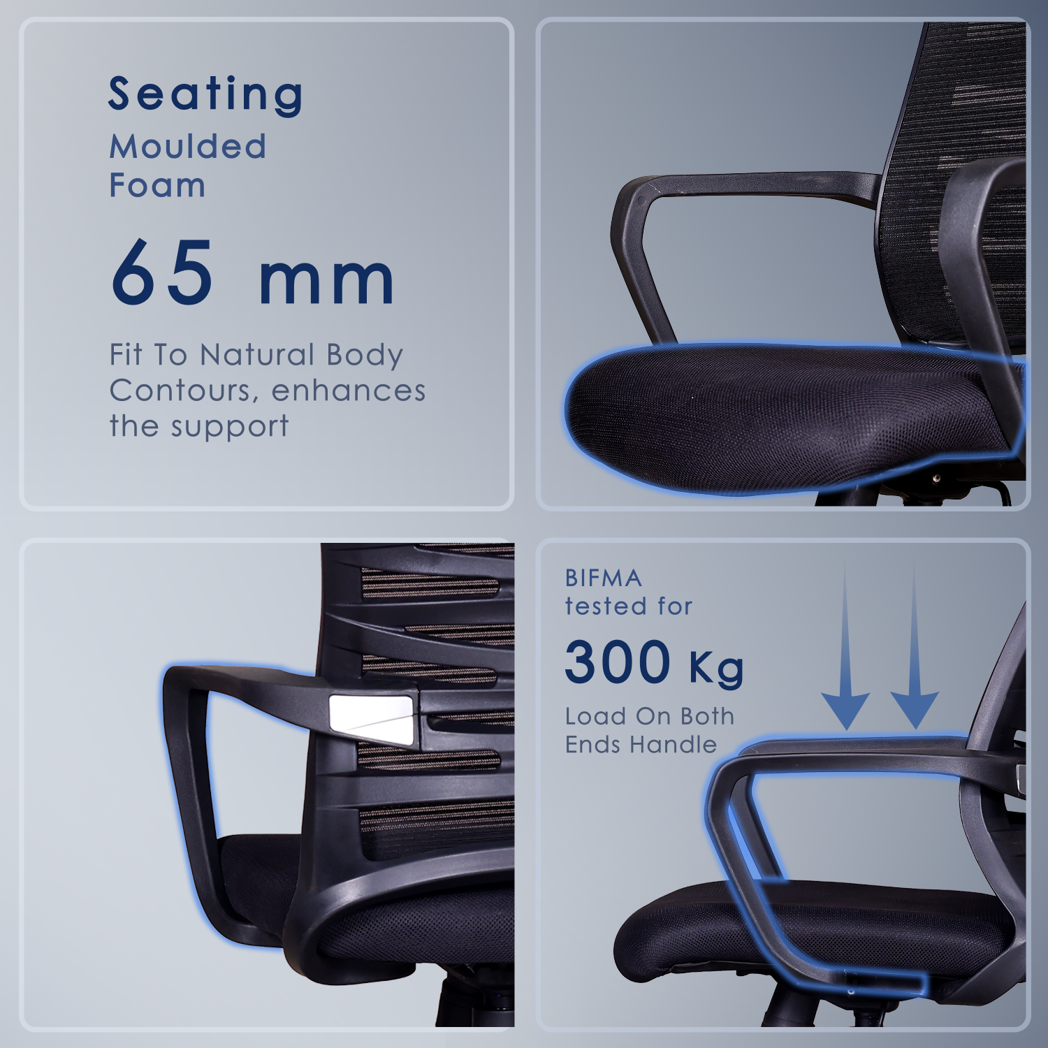 Kabel Medium Back Mesh Office Chair