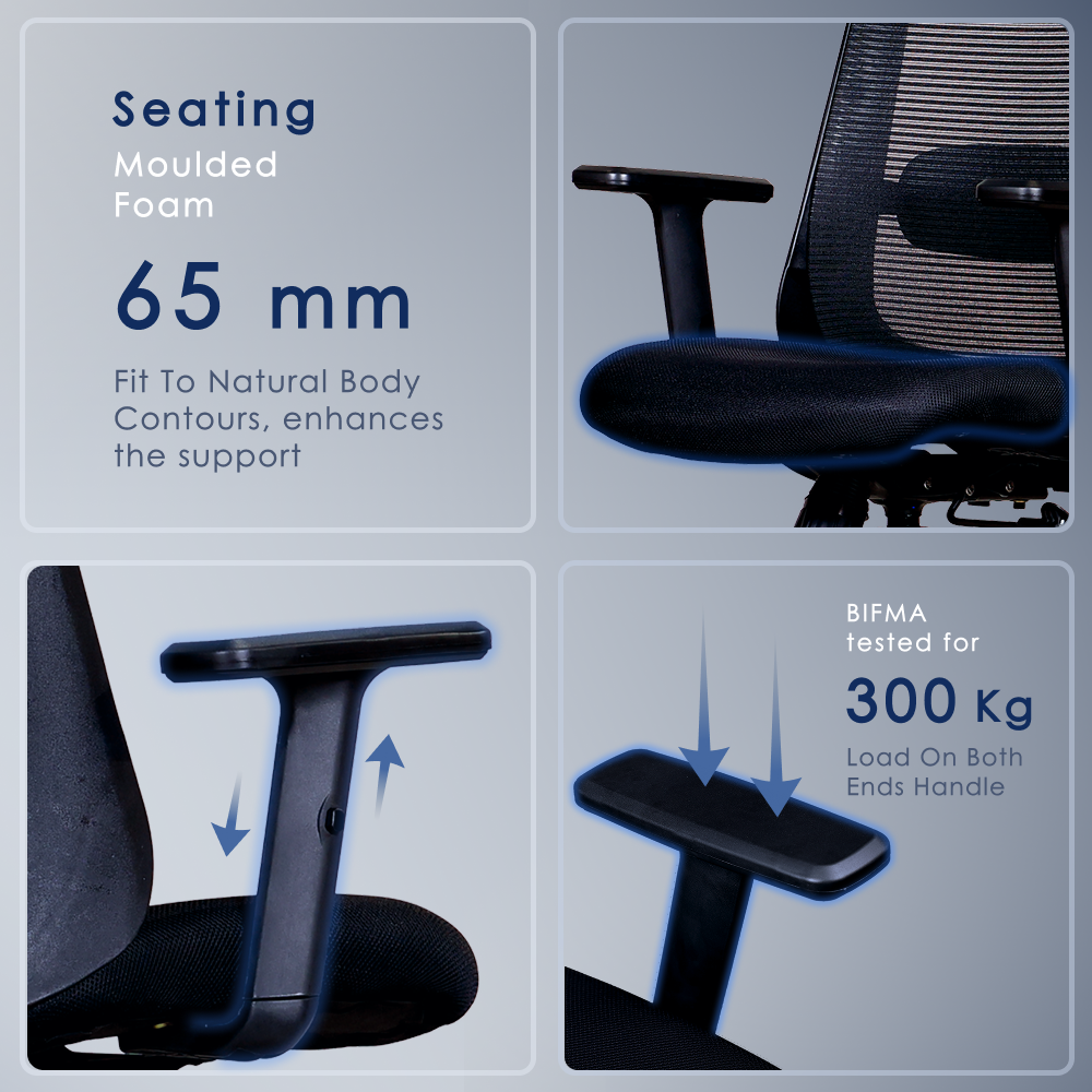 Pears Medium Back Mesh Chair