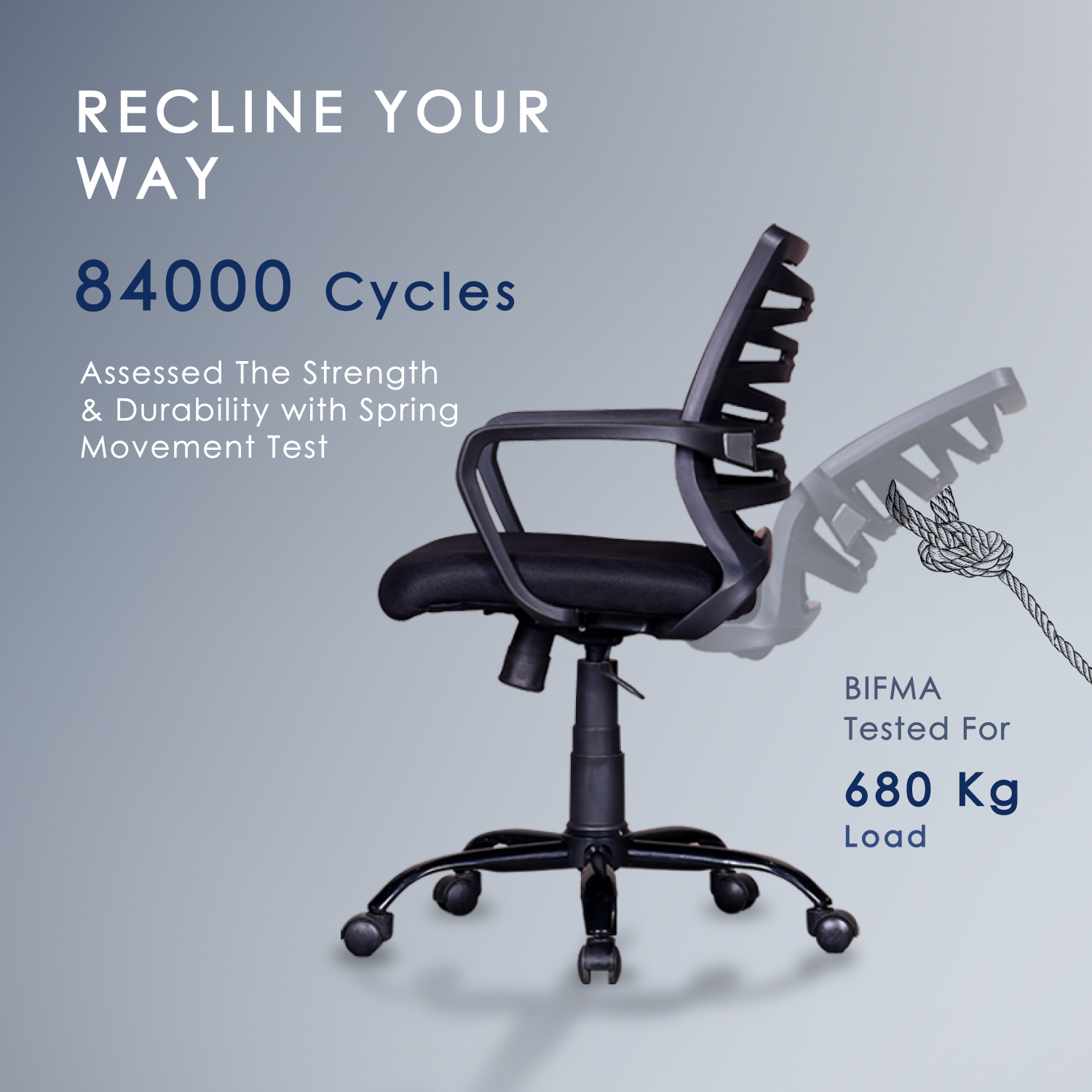 Kabel Medium Back Mesh Office Chair