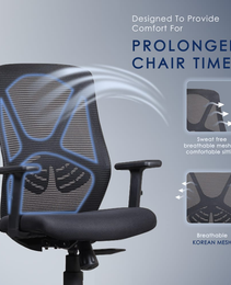 Yaris Medium Back Mesh Chair