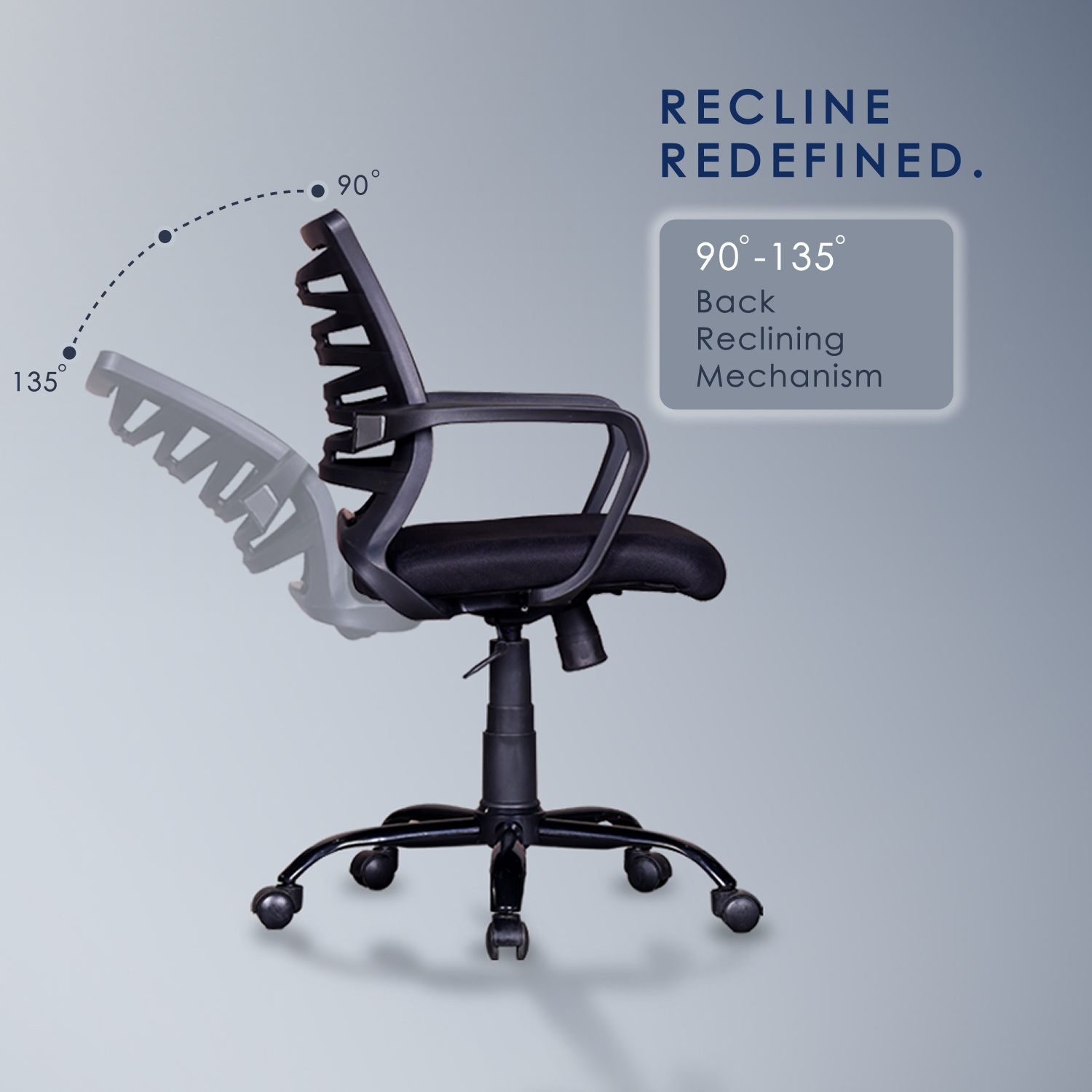 Kabel Medium Back Mesh Office Chair