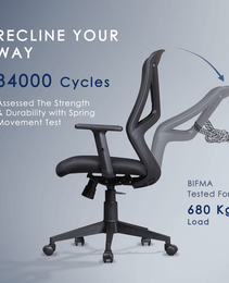 Yaris Medium Back Mesh Chair