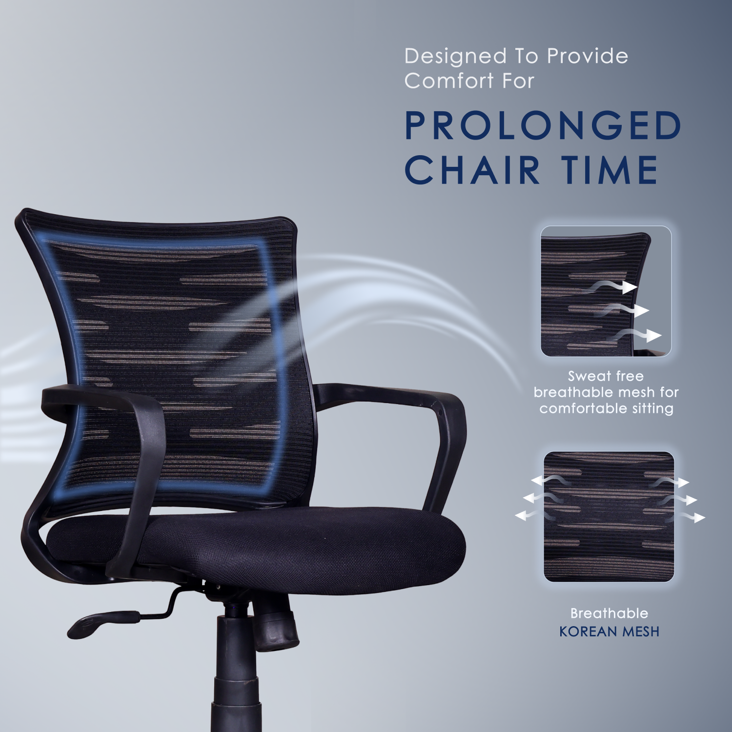Kabel Medium Back Mesh Office Chair