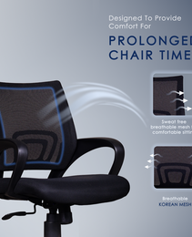 804 Mesh Medium Back Chair