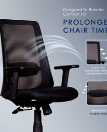 Pears Medium Back Mesh Chair