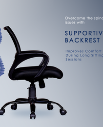 804 Mesh Medium Back Chair