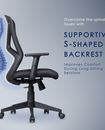 Yaris Medium Back Mesh Chair