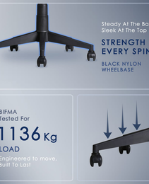 Yaris Medium Back Mesh Chair