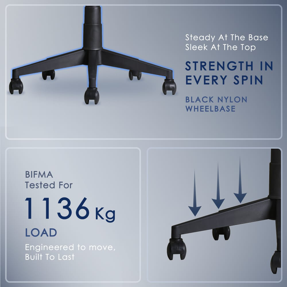 Yaris Medium Back Mesh Chair