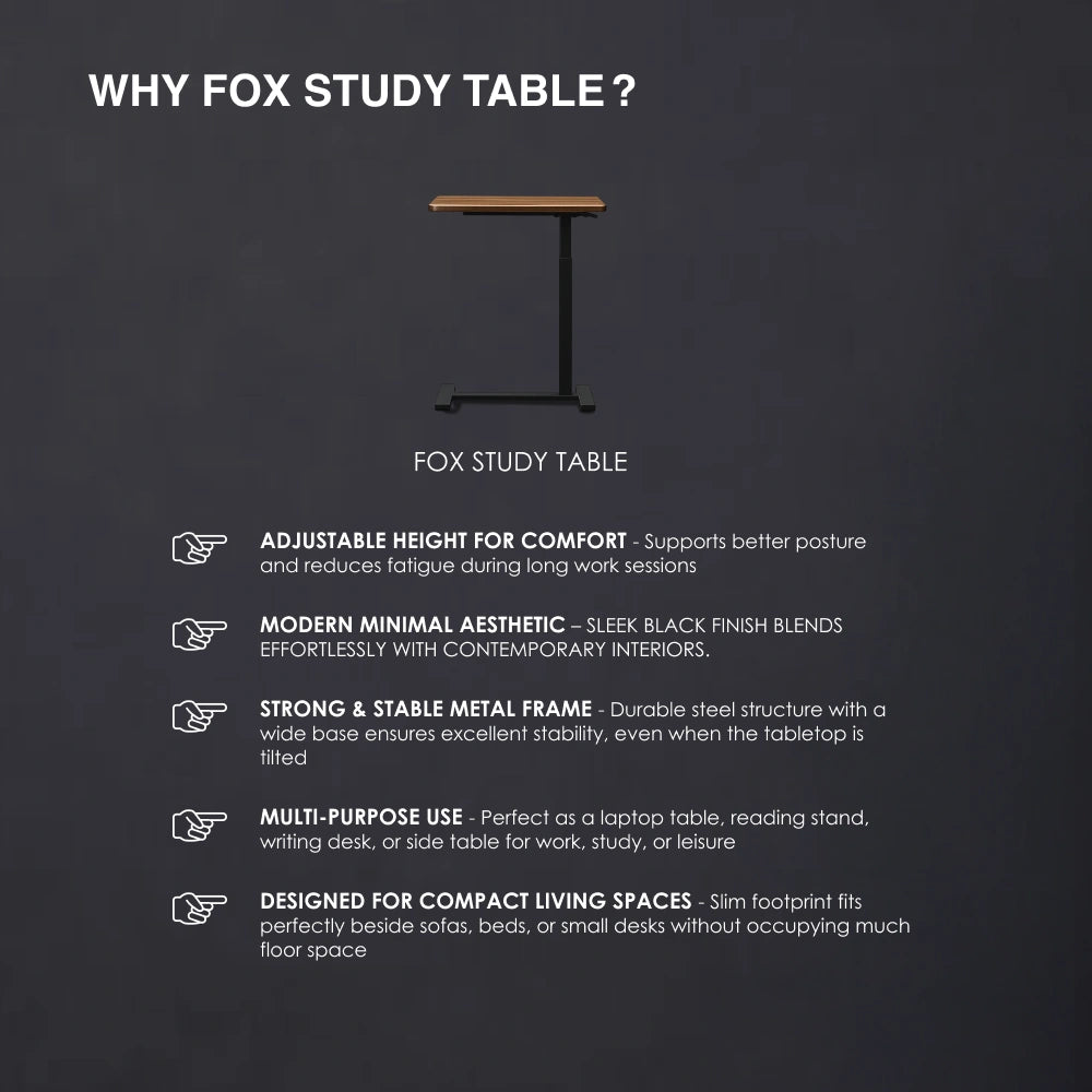 Fox Table Walnut